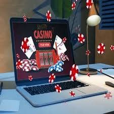 Adults reviewing 555w Game Lobby with responsible entertainment awareness